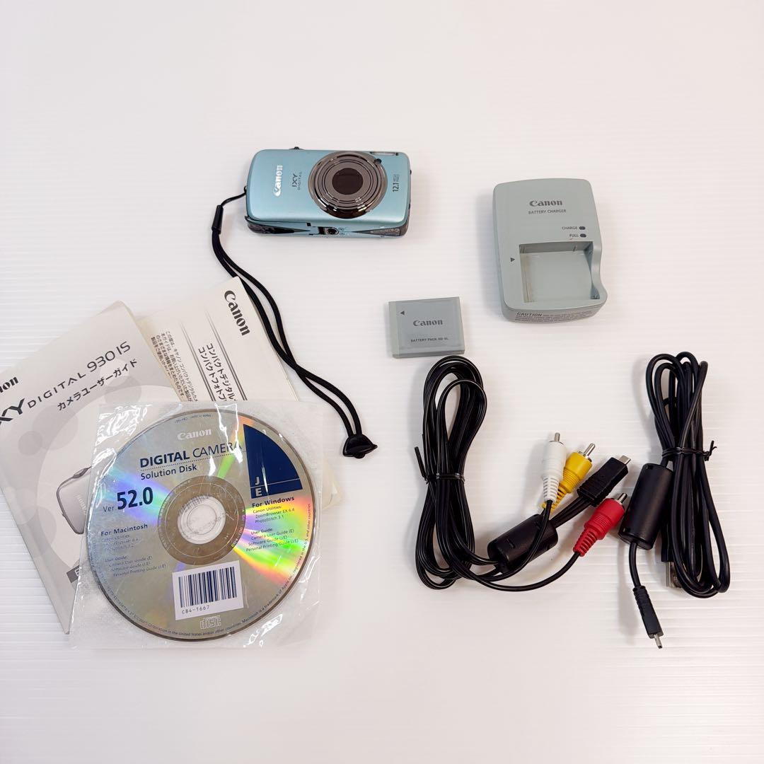 Canon IXY digital 930IS ブルー 動作確認済