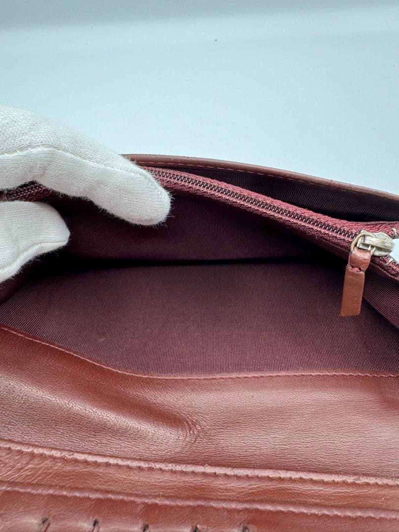 CHANEL シャネル マトラッセ ラムスキン 二つ折り シルバー金具