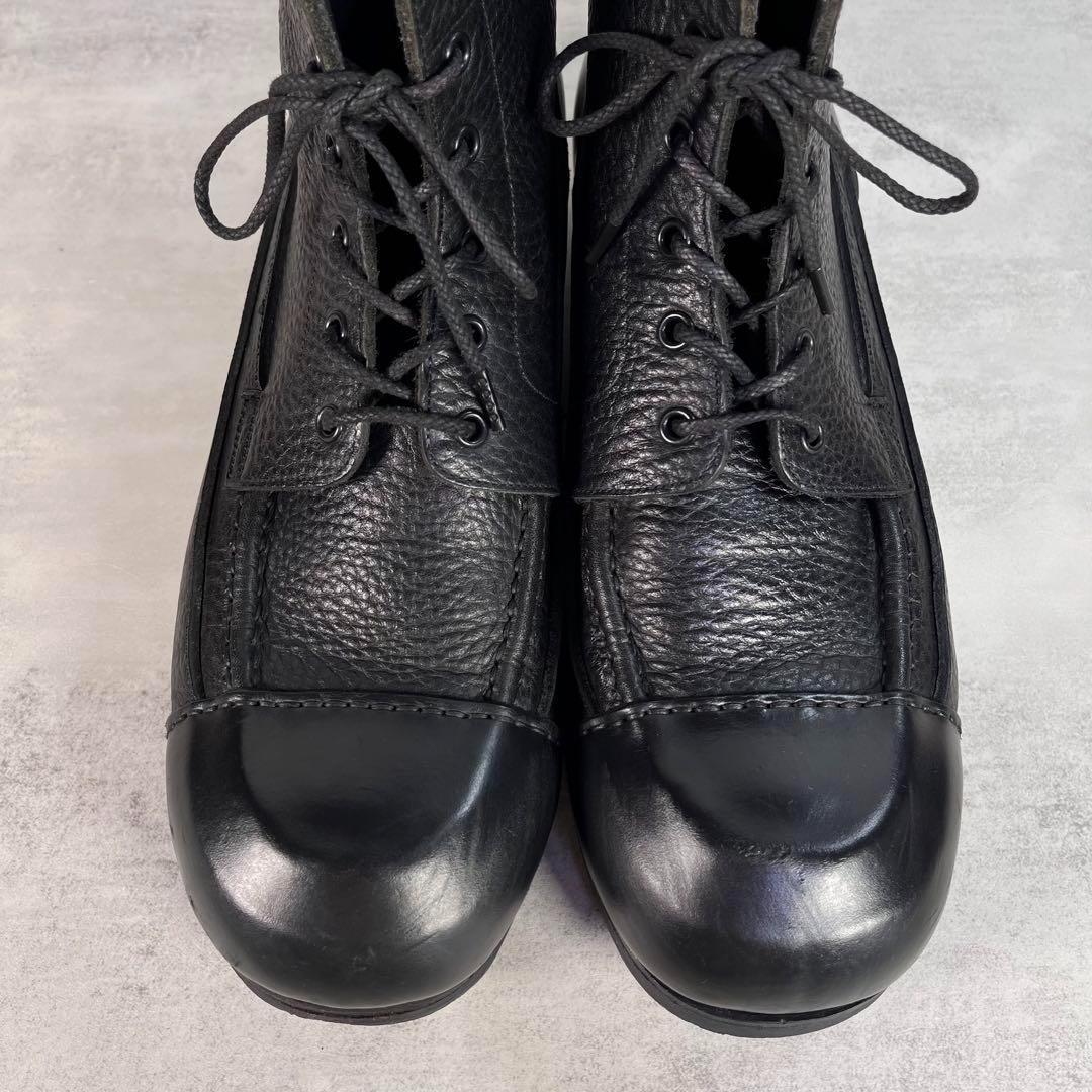 フットザコーチャー モカシン ブーツ キャップトゥ レースアップ