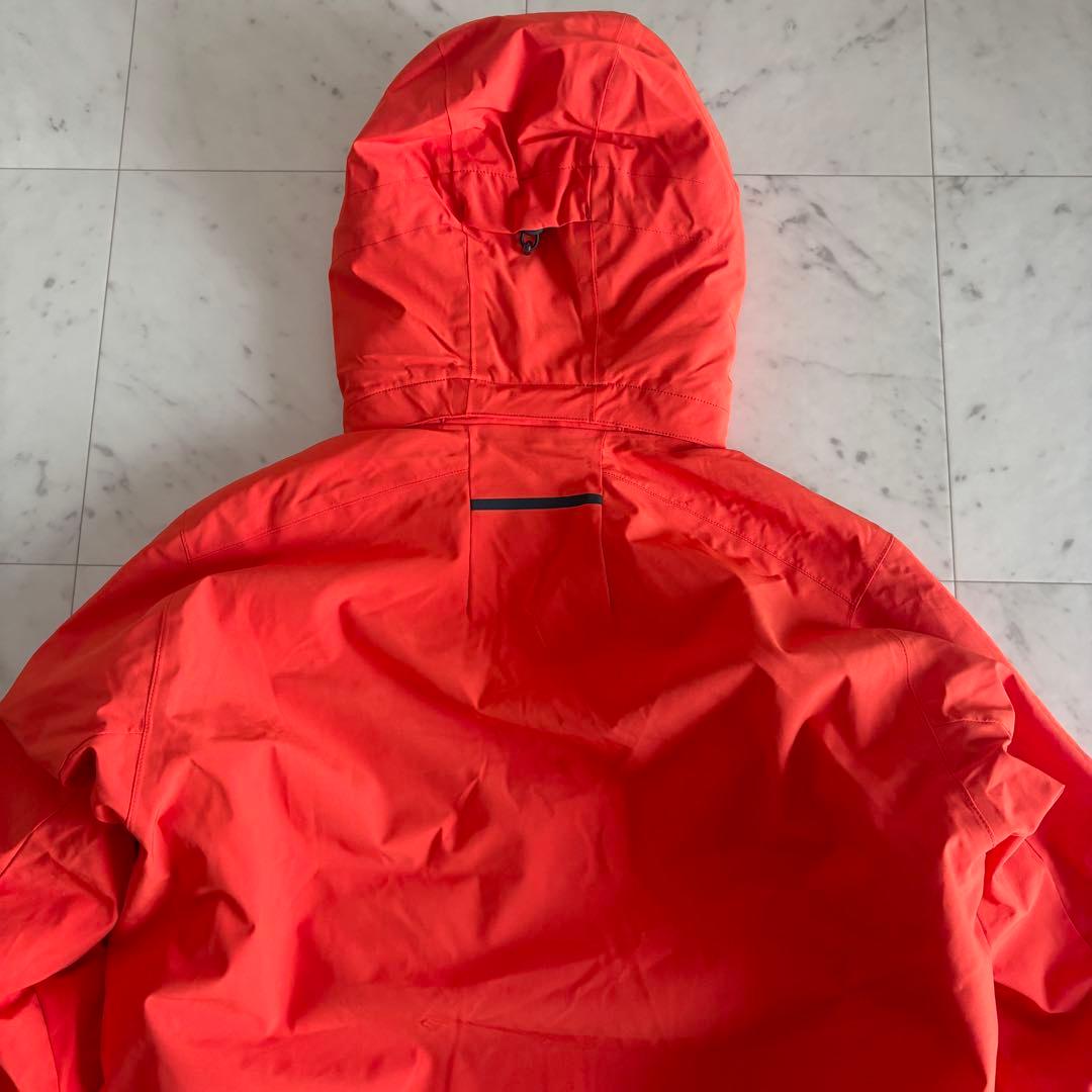 美品 salomon サロモン スキーウェア ジャケット 中綿 オレンジ L