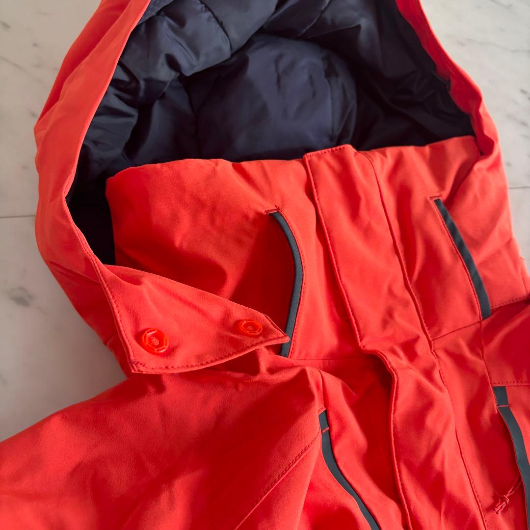 美品 salomon サロモン スキーウェア ジャケット 中綿 オレンジ L