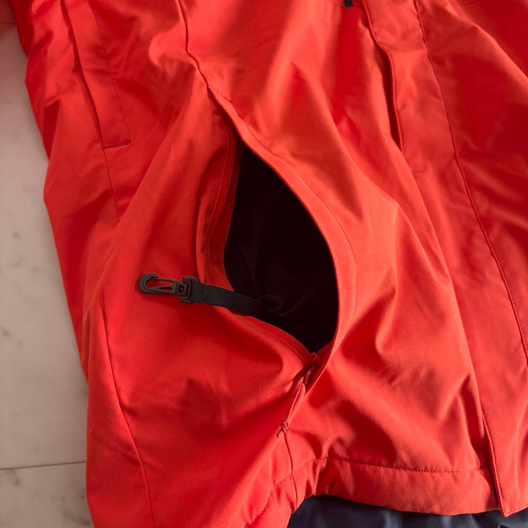美品 salomon サロモン スキーウェア ジャケット 中綿 オレンジ L