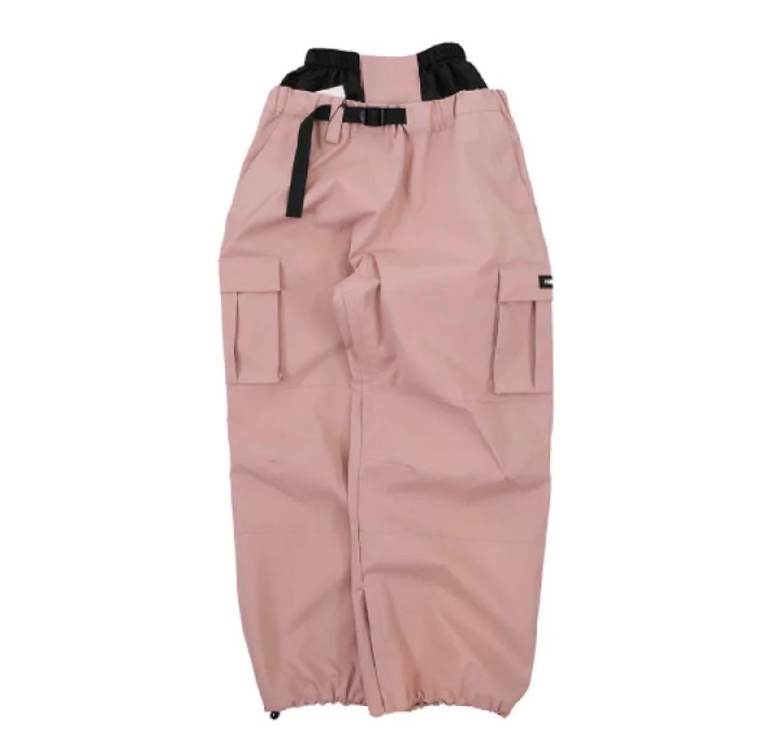 防水フード付きピンクジャケット　上下セット