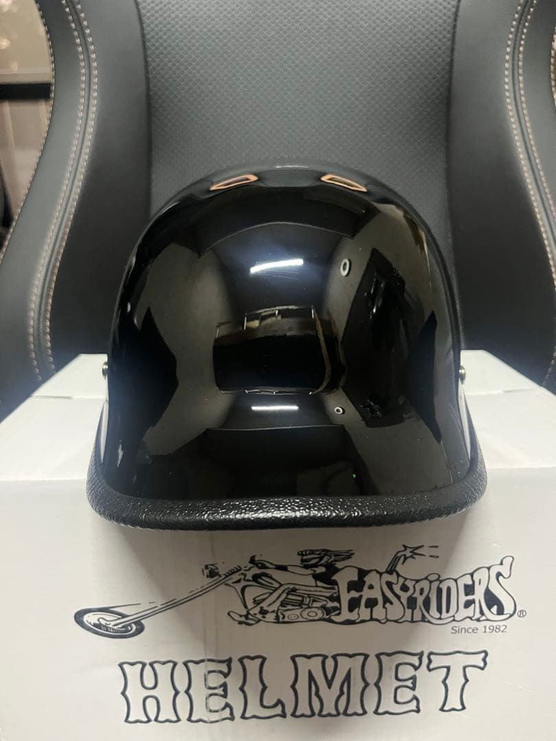 イージーライダース ヘルメット【9862-BK】ギャングスター ダブル