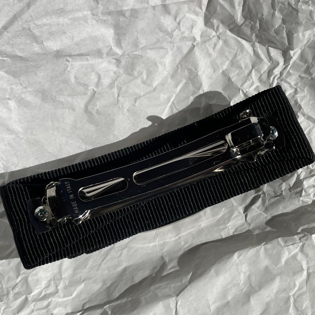 《新品》ブラック　SalvatoreFerragamoフェラガモ　ヘアバレッタ