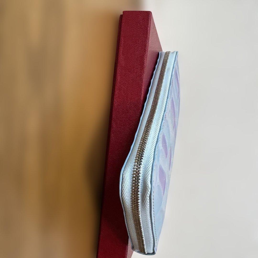 [超美品] 新進工房 パヴェレザー 極小長財布 batard-バタール【管:Ｚ】