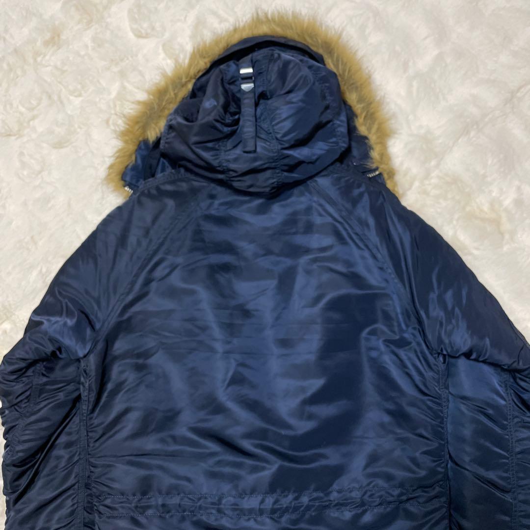 極美品 ALPHA アルファ インダストリーズ N-3B ダークネイビー　M