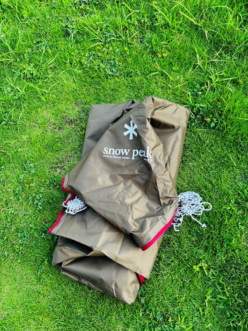 スノーピーク　タープヘキサ（L)ポール付＆ペグ、ペグハンマーセット