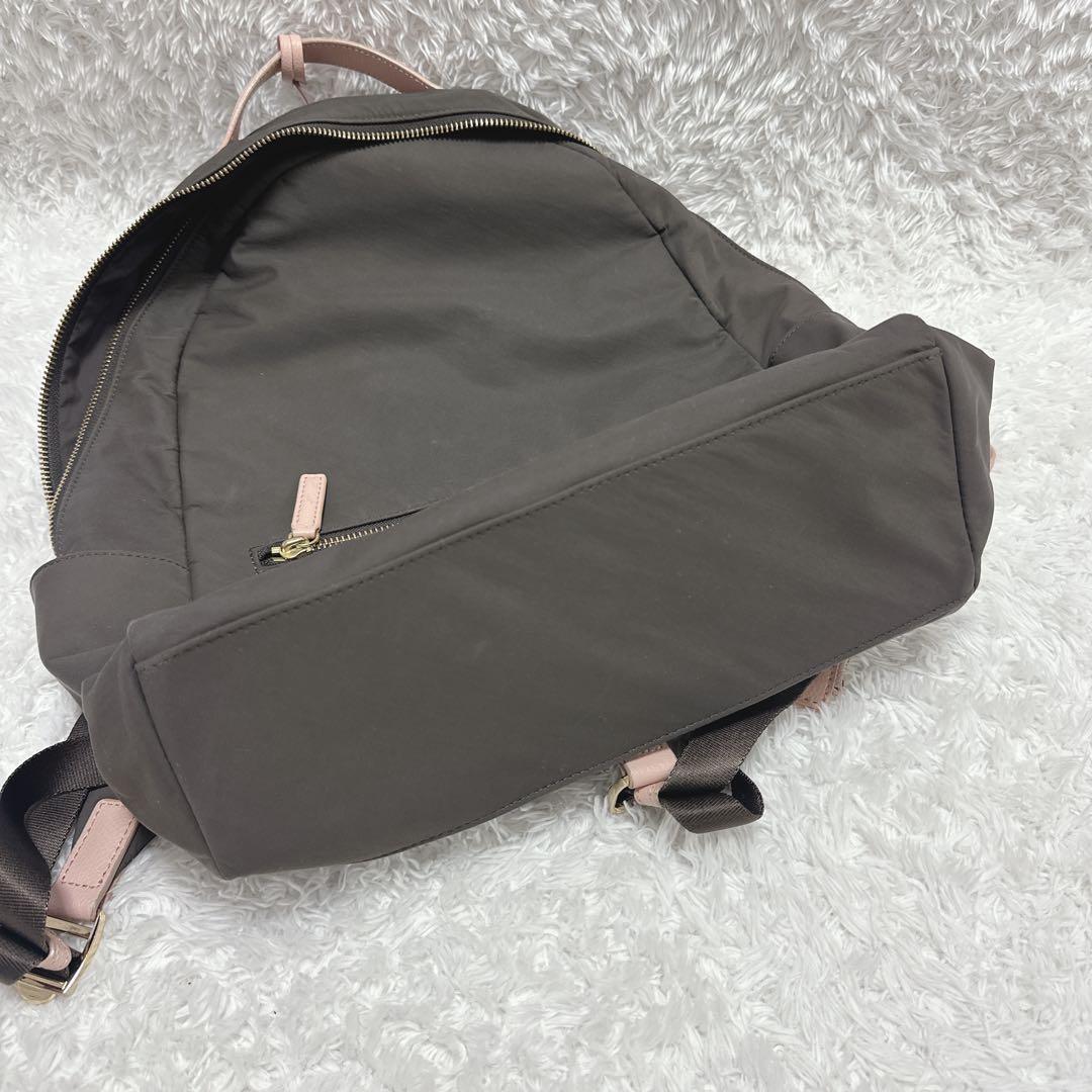 Agnes b. リュックサック ブラウン　ピンク