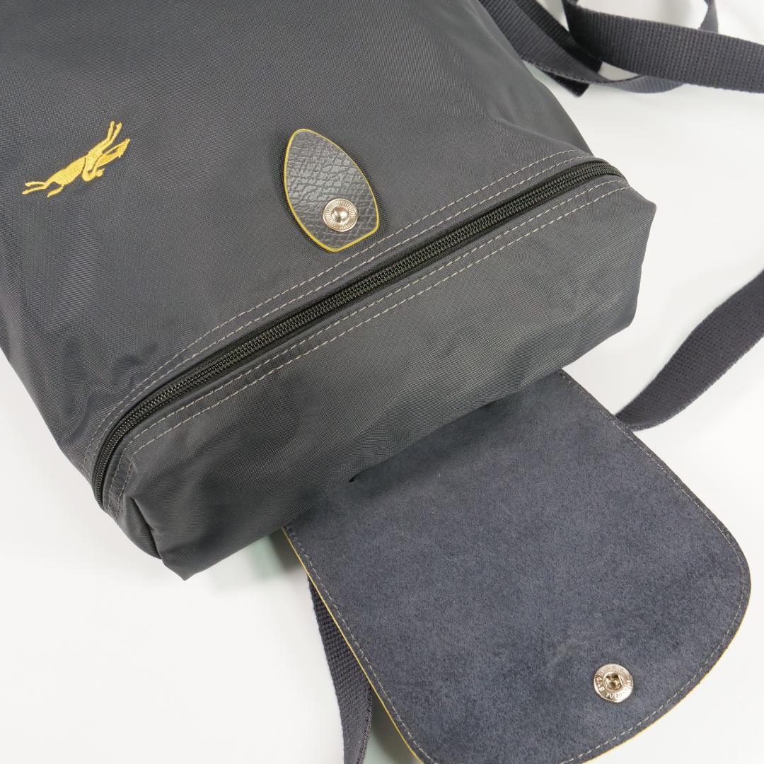 極美品✨ ロンシャン プリアージュ ミニリュック 折り畳み グレー