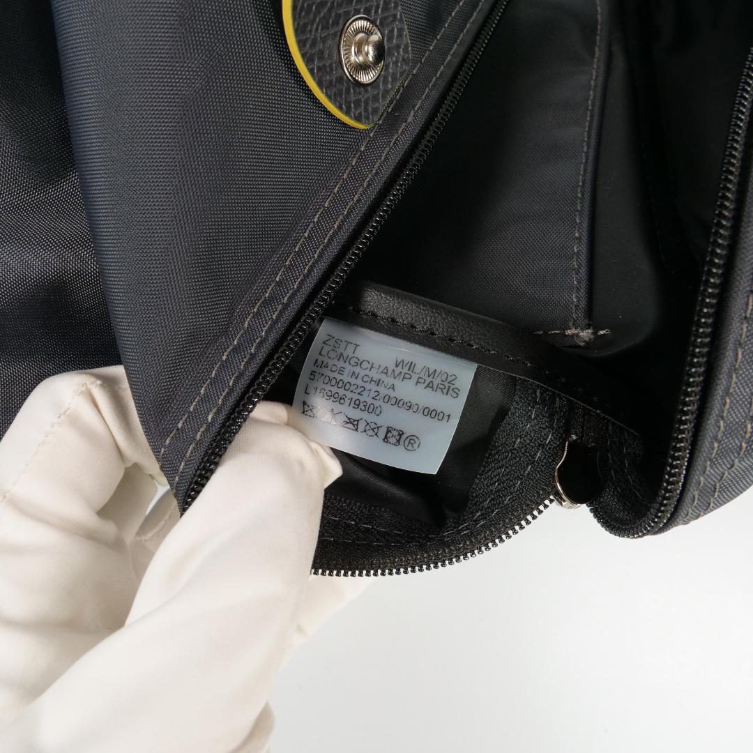 極美品✨ ロンシャン プリアージュ ミニリュック 折り畳み グレー