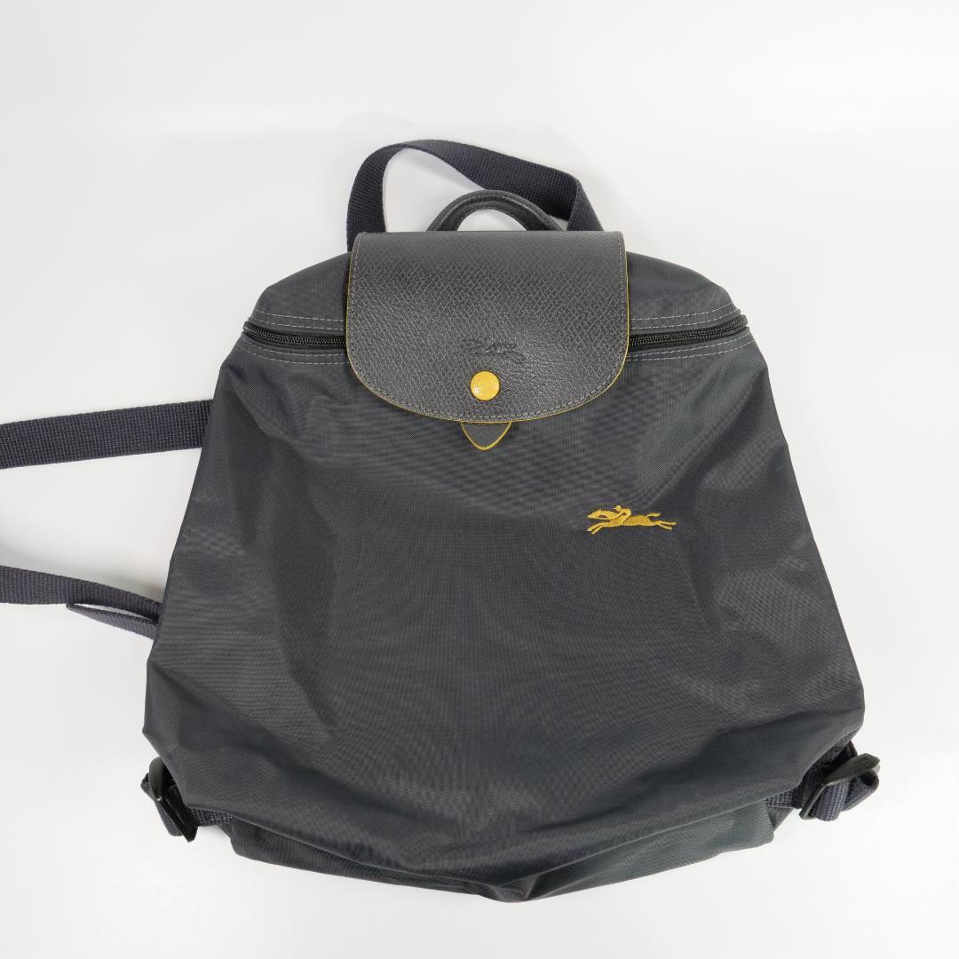 極美品✨ ロンシャン プリアージュ ミニリュック 折り畳み グレー