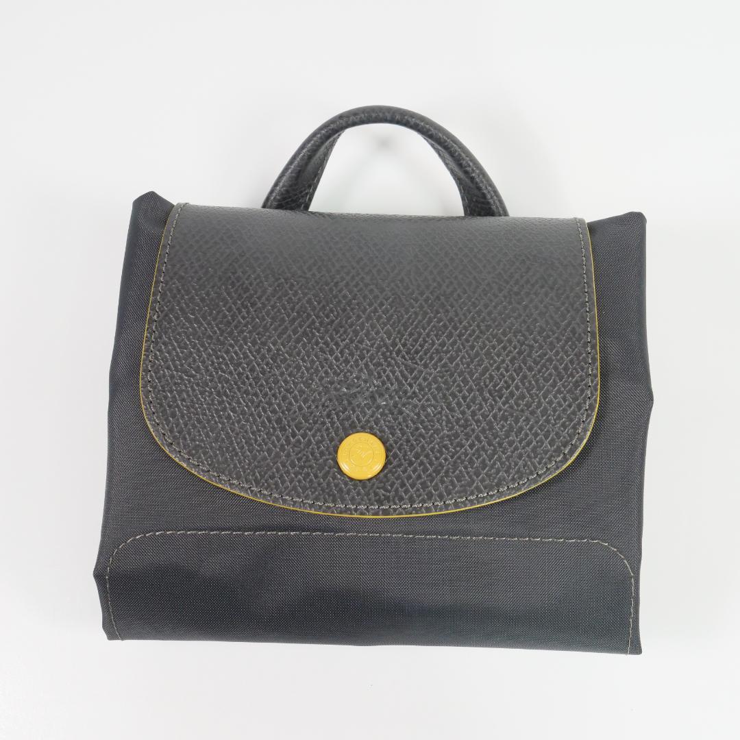 極美品✨ ロンシャン プリアージュ ミニリュック 折り畳み グレー