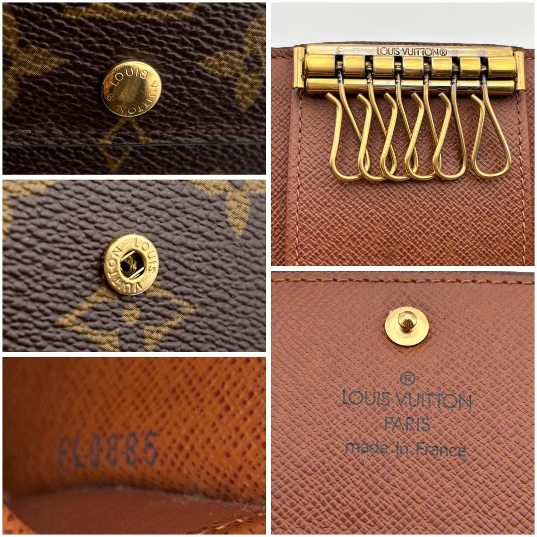 【超美品】ルイヴィトン モノグラムミュルティクレ6キーケース