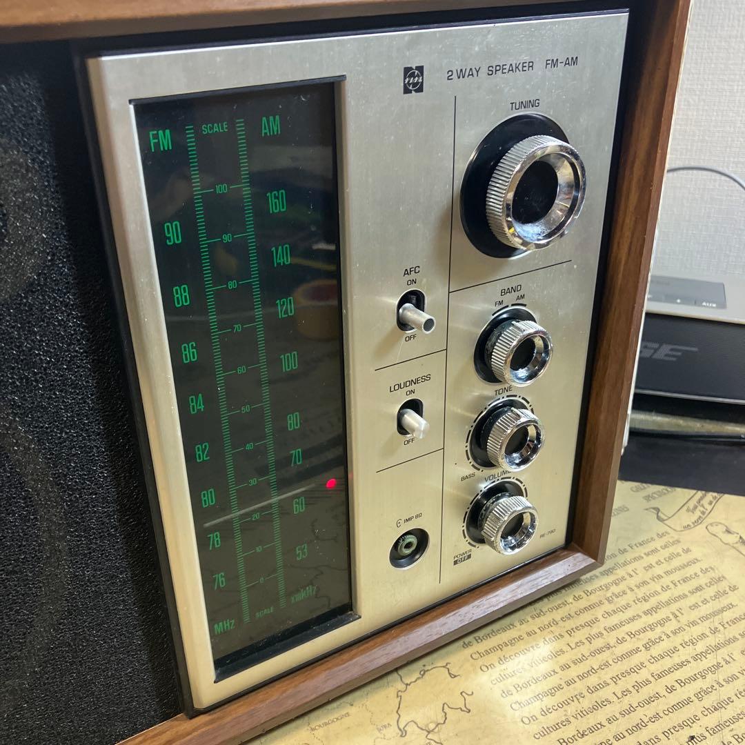音の良いホームラジオの最右翼の一台　ナショナル　RE-790