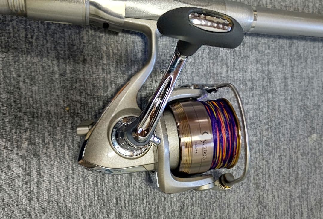 Sea paradise 磯竿 3.40m スピニングリールセット