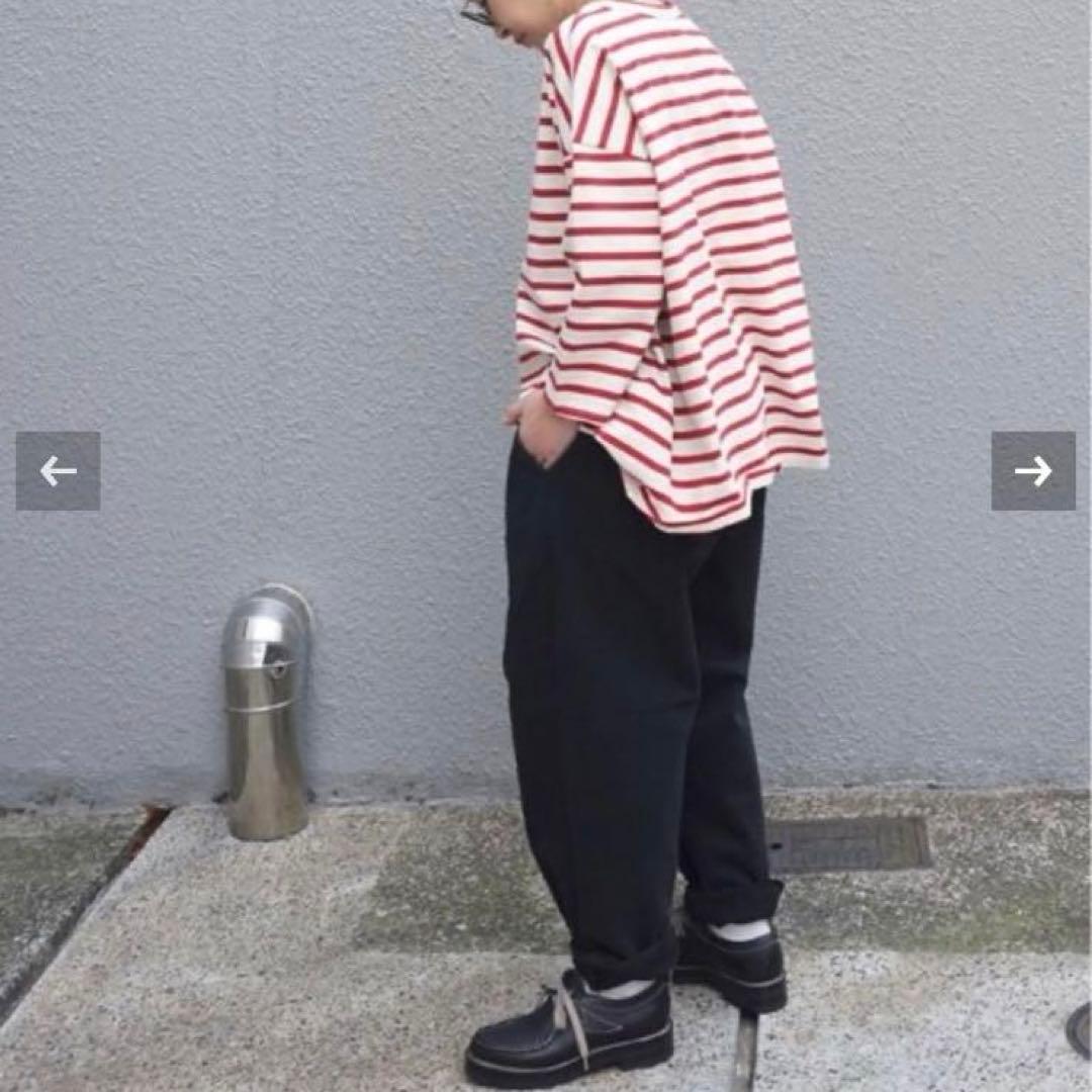 希少 ジャーナルスタンダードラックス ムラチノ ビックタック パンツ ネイビー