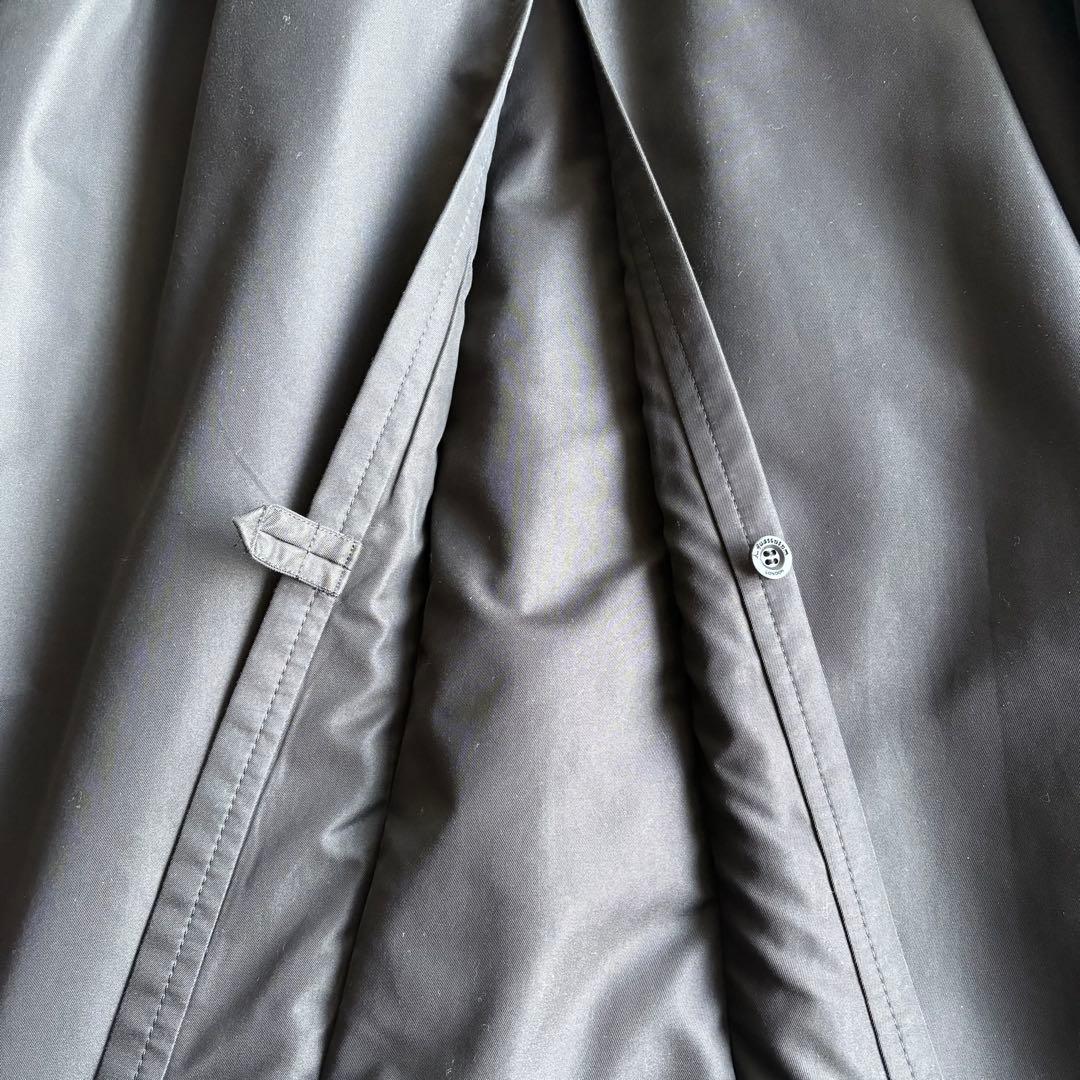 希少】アクアスキュータム ウール グレンチェック トレンチコート