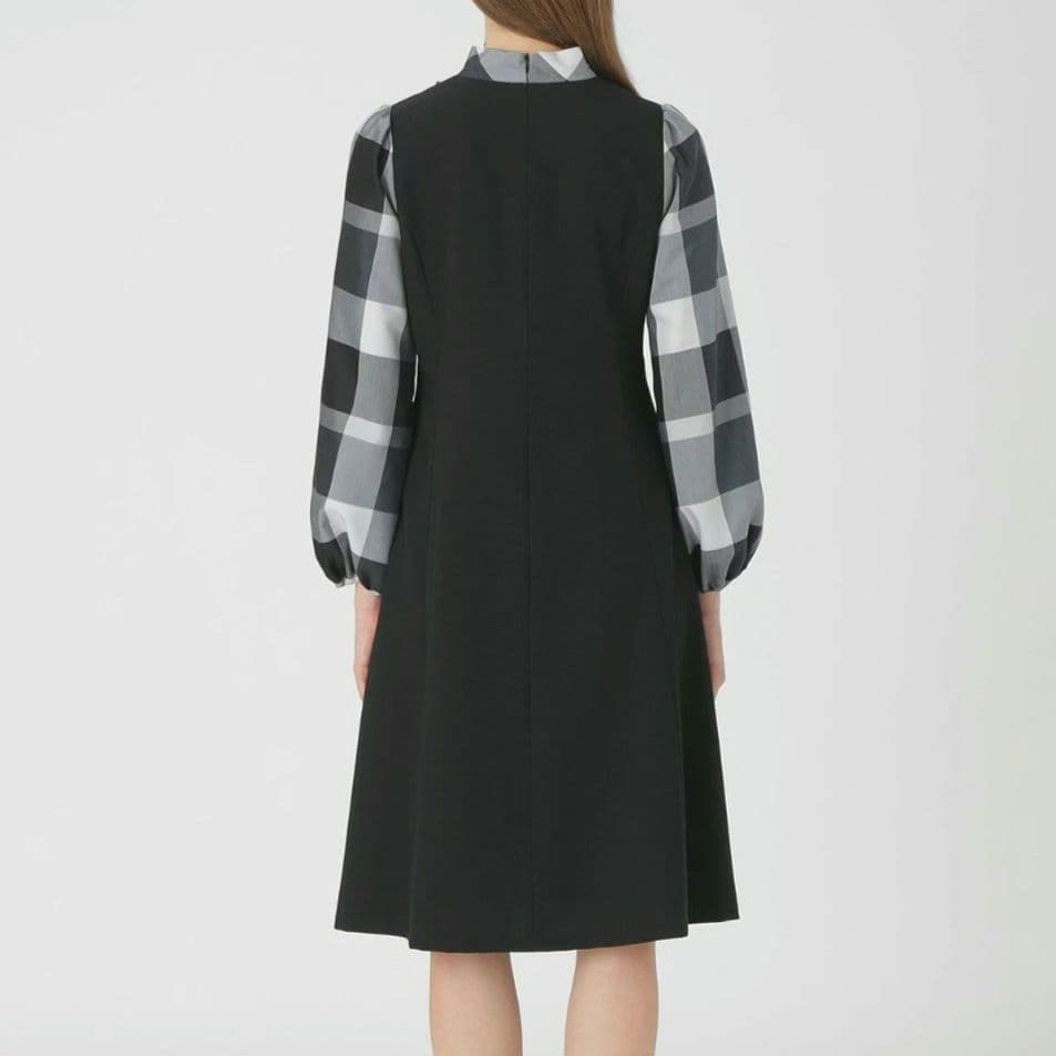 【新品】ブルーレーベルクレストブリッジ　ワンピース　ドレス　黒　M　501