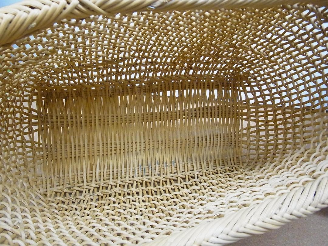 こ*子様 あけび（未使用）・籐（昭和）　籠　かご　2個　まとめて
