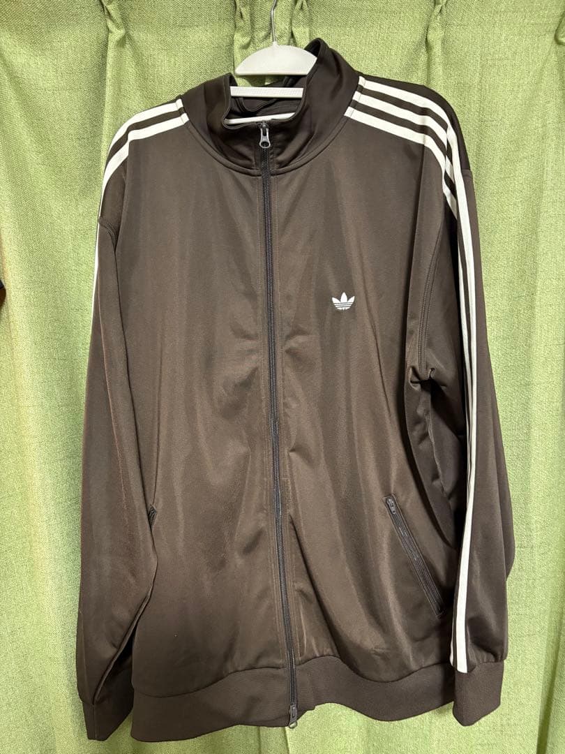 adidas ブラウン トラックジャケット ベッケンバウアー
