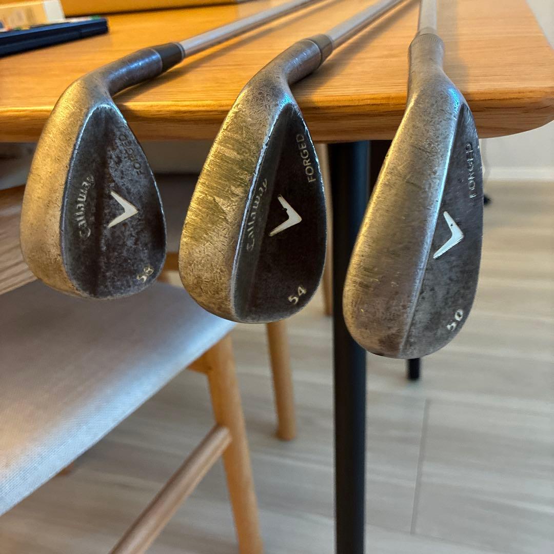 名器Callaway Forged Wedge 3本セット　50.54.58