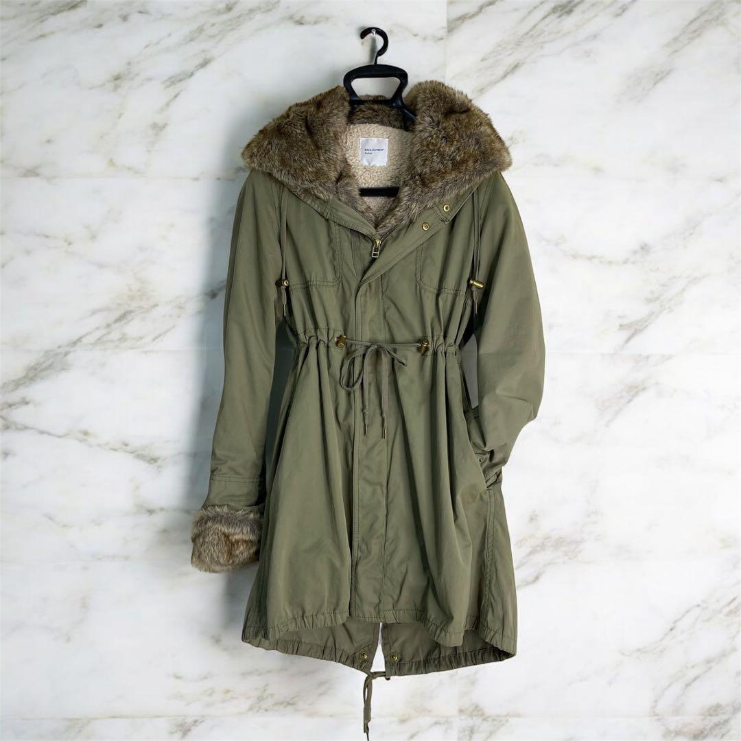 週末限定】平成ギャル y2k フェアリー グランジ モッズコートファー森