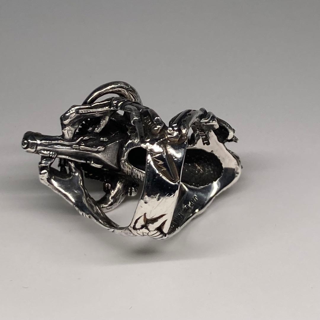 ◎JAP工房 SPAWN サイバーバイオレーター 17号 シルバーリング 90s