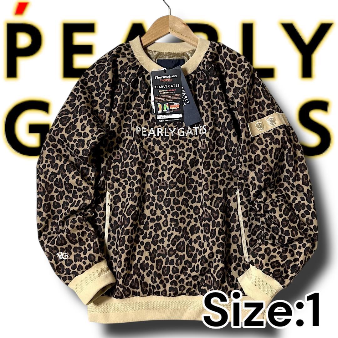 定価4.7万 1 パーリーゲイツ 最高級の機能性 レオパード スニードジャケット