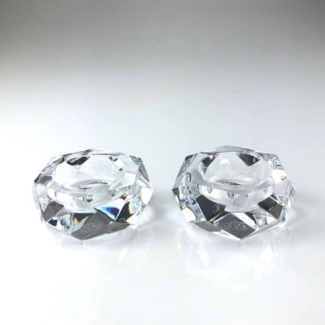 バカラ　キャンドルホルダー　2個セット