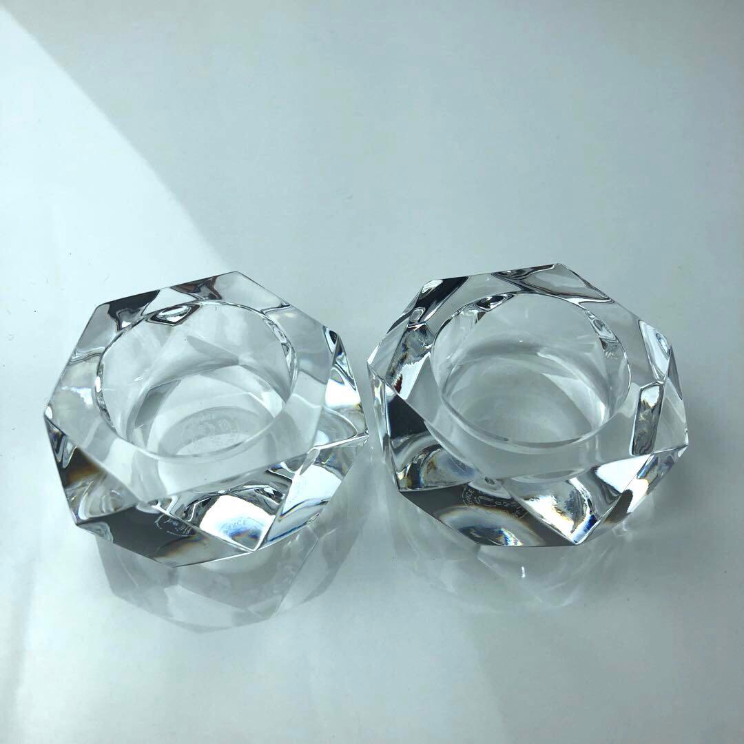 バカラ　キャンドルホルダー　2個セット
