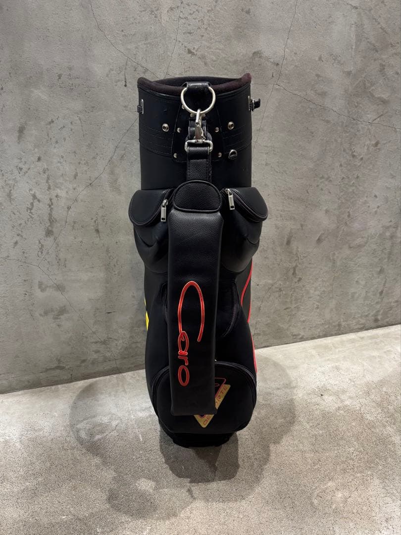 CAROキャディバッグ【ニューボクサー USA 黒×赤】オマケ付き