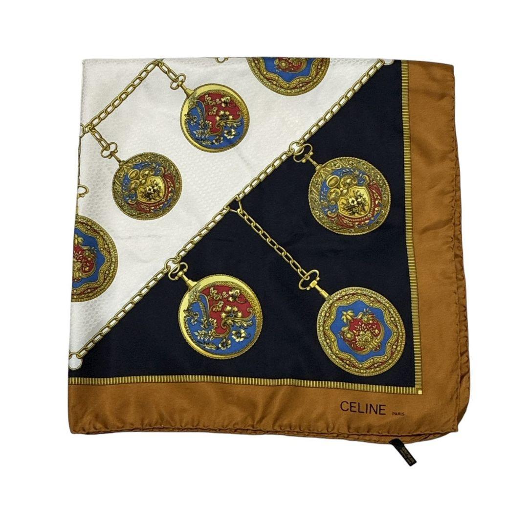 極美品✨CELINE セリーヌ シルク イタリア製 大判スカーフ ストール