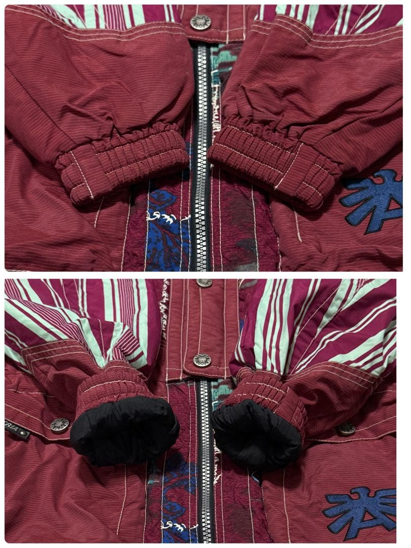 ASICS アシックス ヴィンテージ スキーウェア 上下 LL 90s 日本製