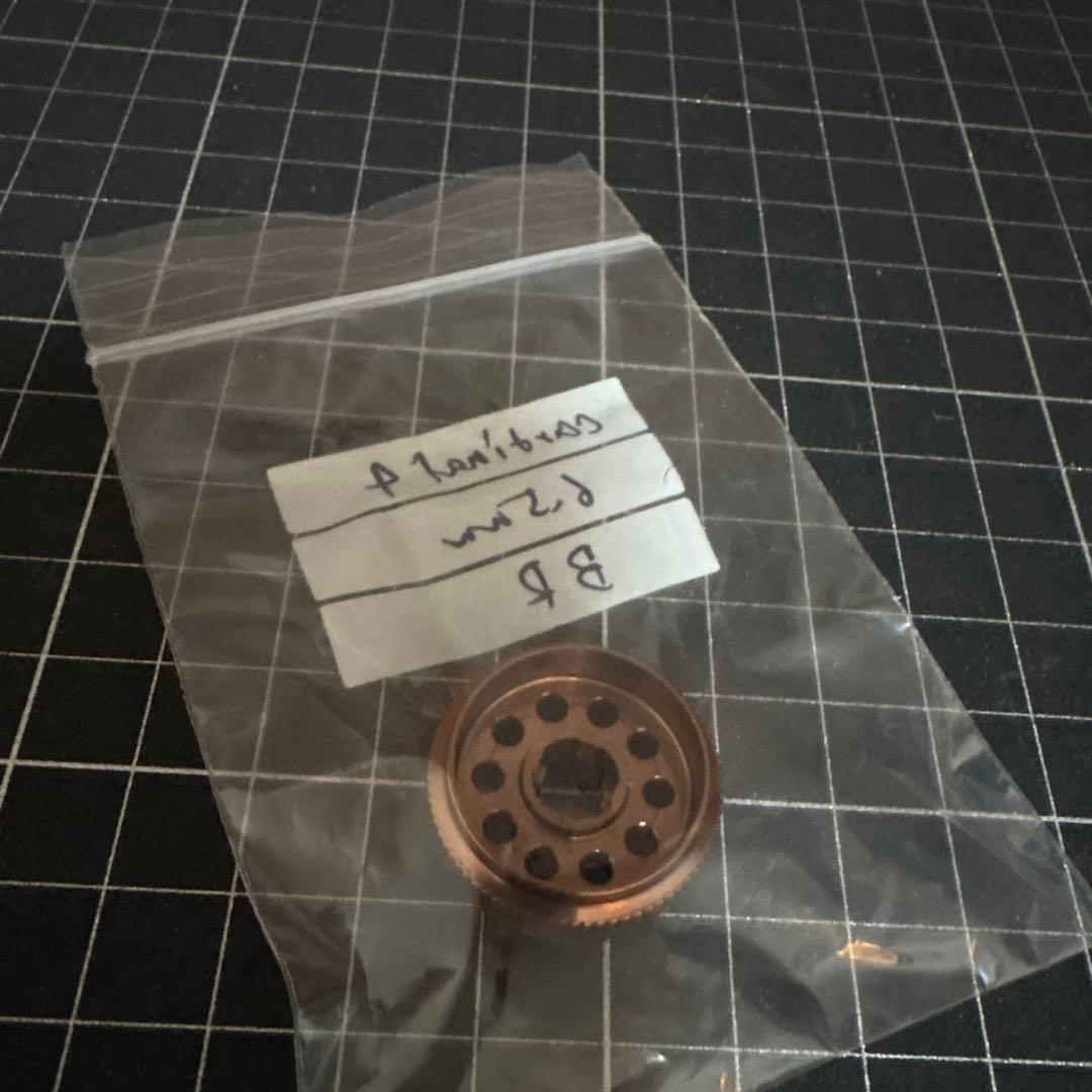 WCS ABU カーディナル4 44用　6.5mm ドラグノブ　ブラウン