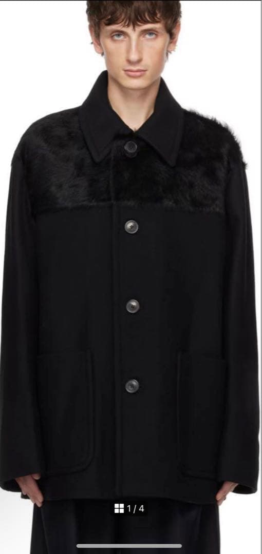 DRIES VAN NOTEN 23AW パネルコート ドリスヴァンノッテン - メルカリ