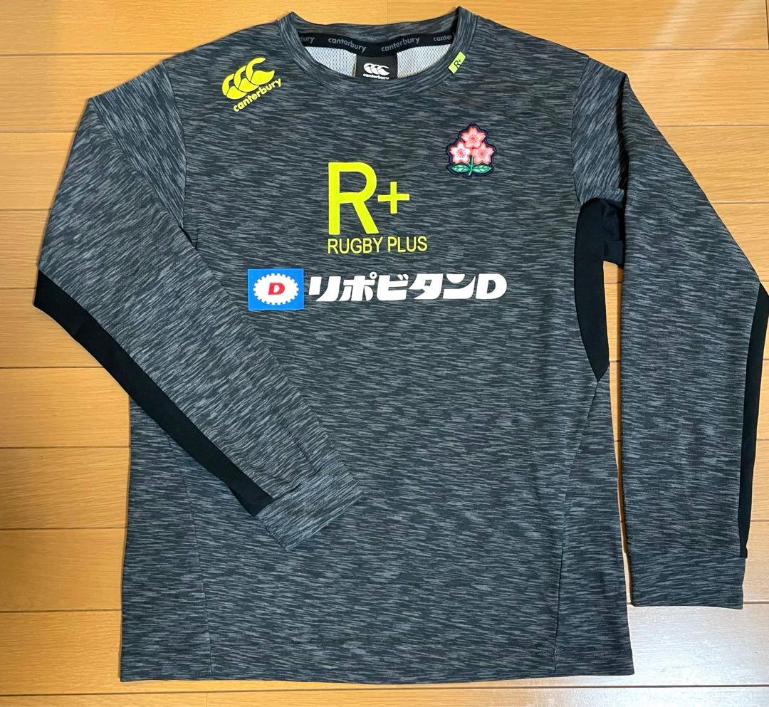 Canterbury ラグビー日本代表 ワークアウトTシャツ 長袖 Sサイズ