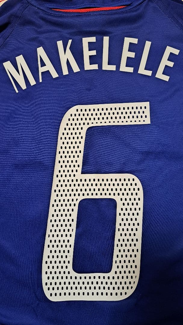 【レア】didas フランス代表 クロードマケレレ ユニフォーム ユーロ2004