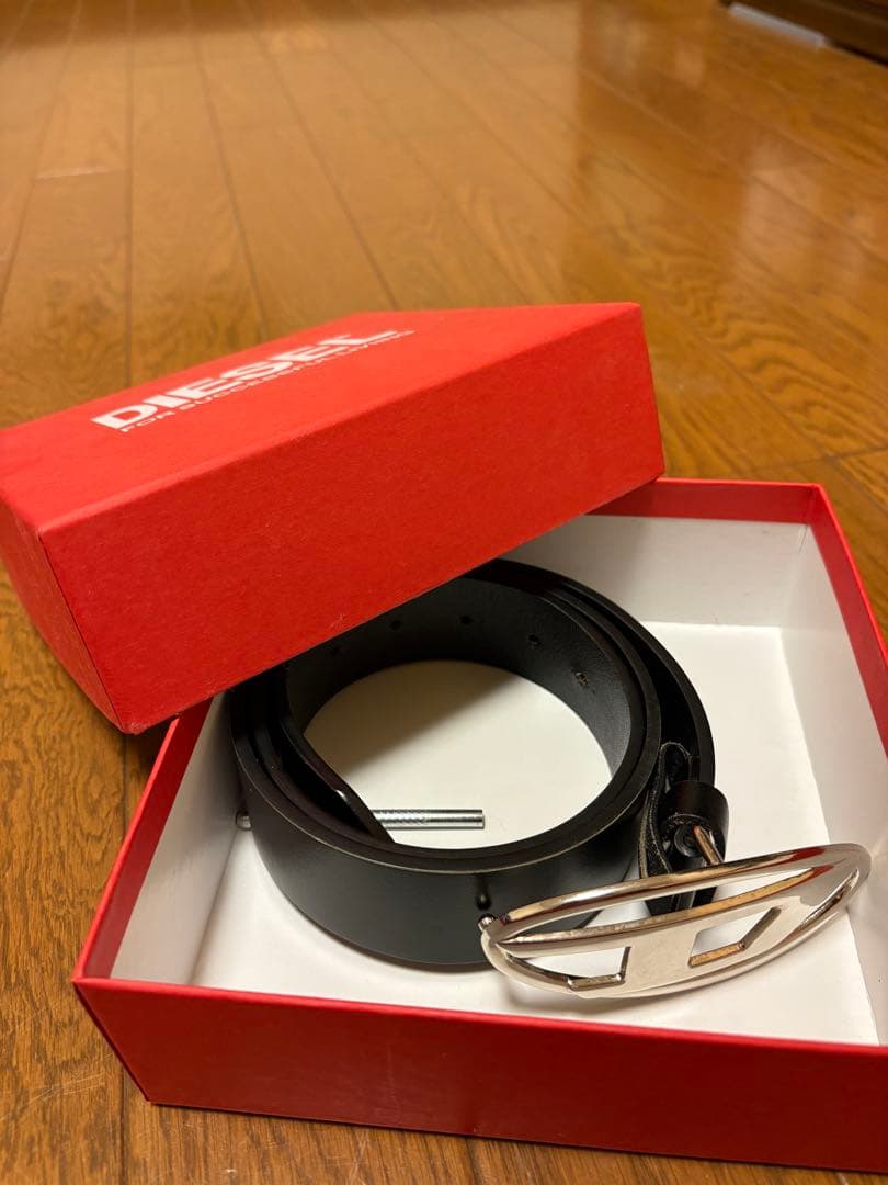 DIESEL 黒 レザーベルト