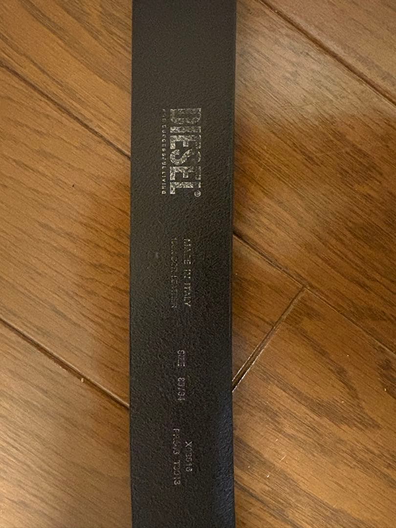 DIESEL 黒 レザーベルト