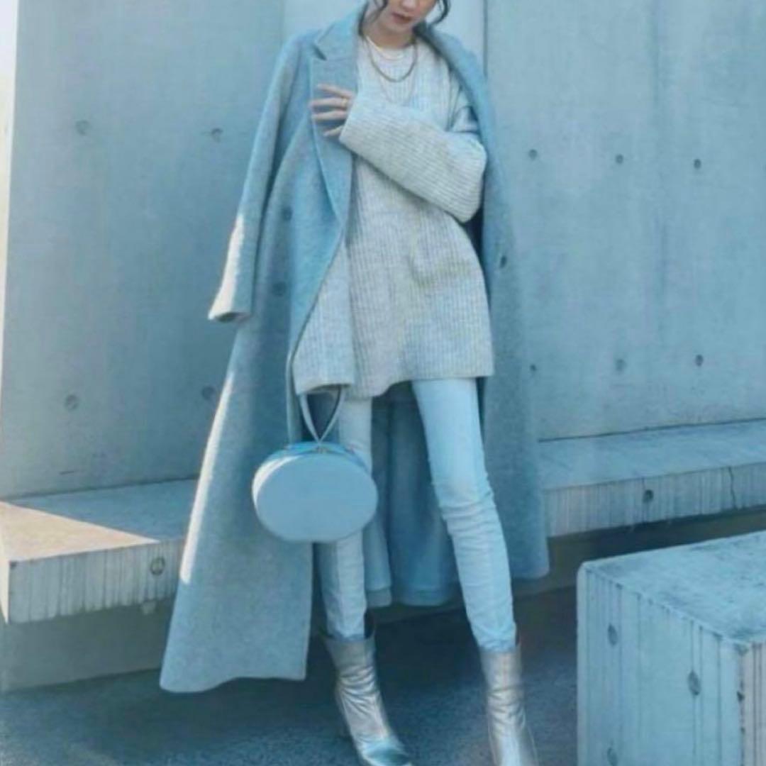 Ameri undressed back flare coat サイズM