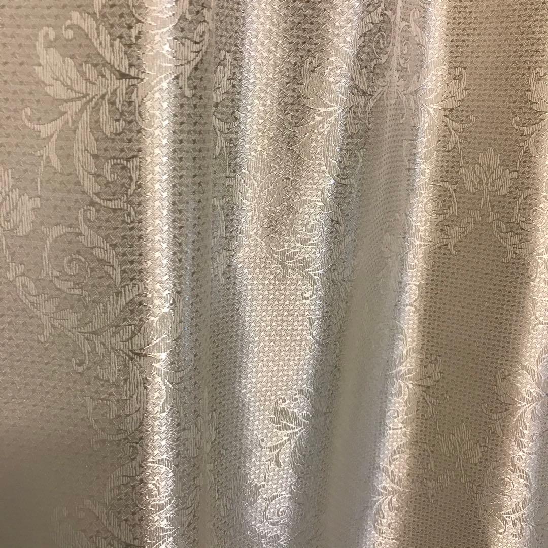 カーテン　幅200cm×丈220cm2枚　ダマスク