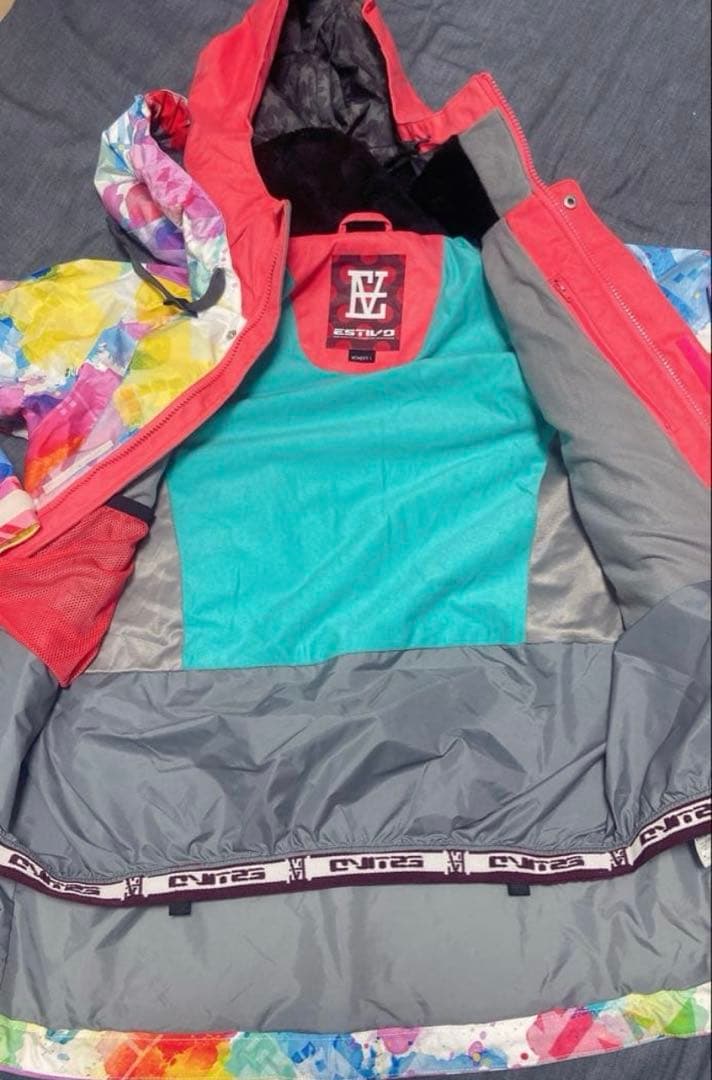 ESTIVO エスティボ スノーボードウェア 上下L ゴーグル手袋靴下付き