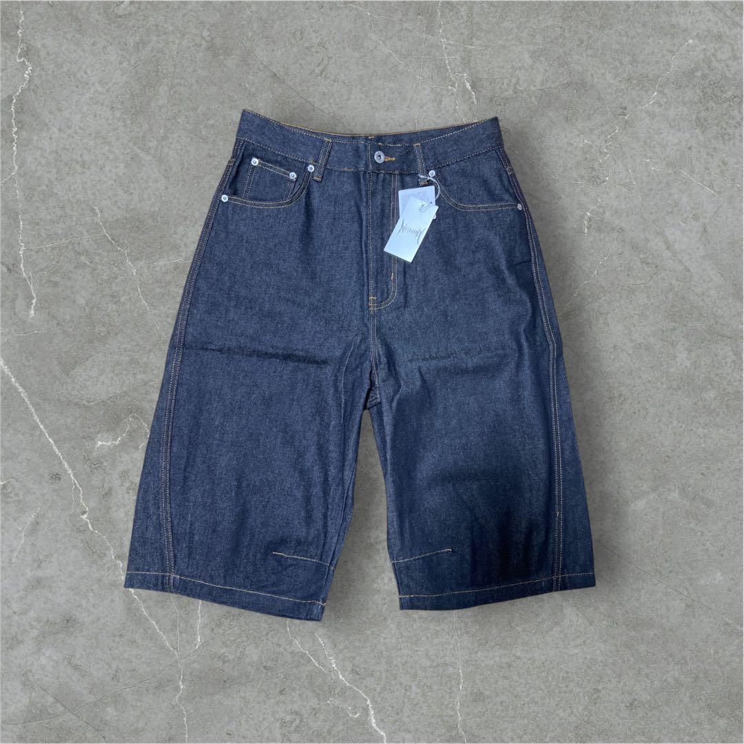 noremid ノーリミット リジット ブラックデニムショーツ