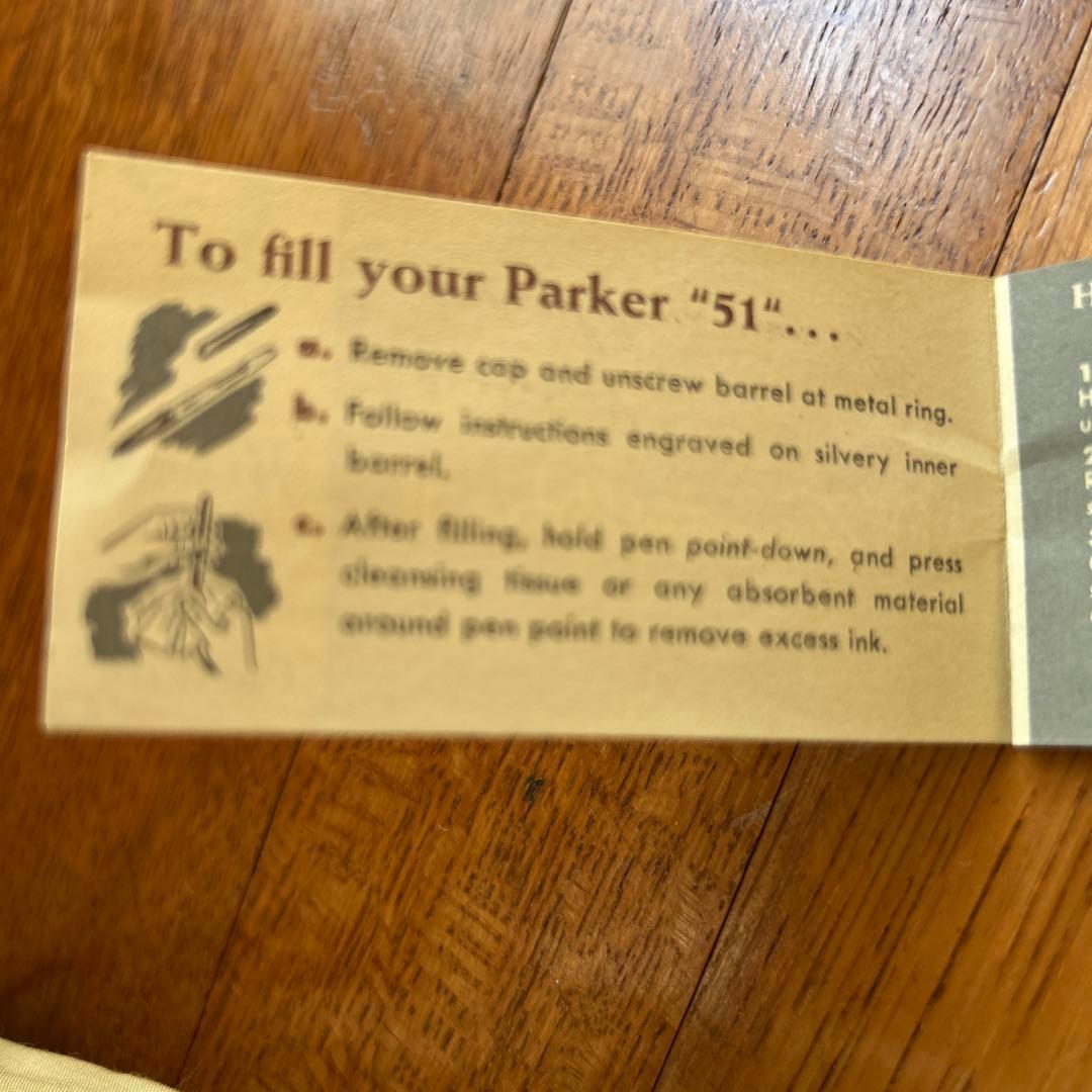 PARKER51◆万年筆＆ボールペンセット　アンティーク文具　ヴィンテージ