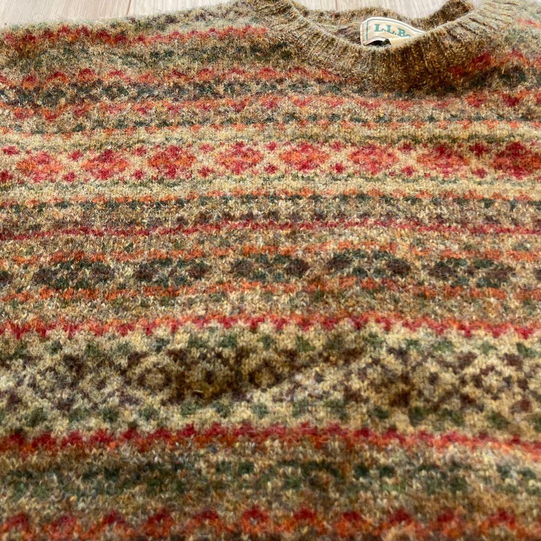 L.L.Bean フェアアイル セーター ヴィンテージ 80s