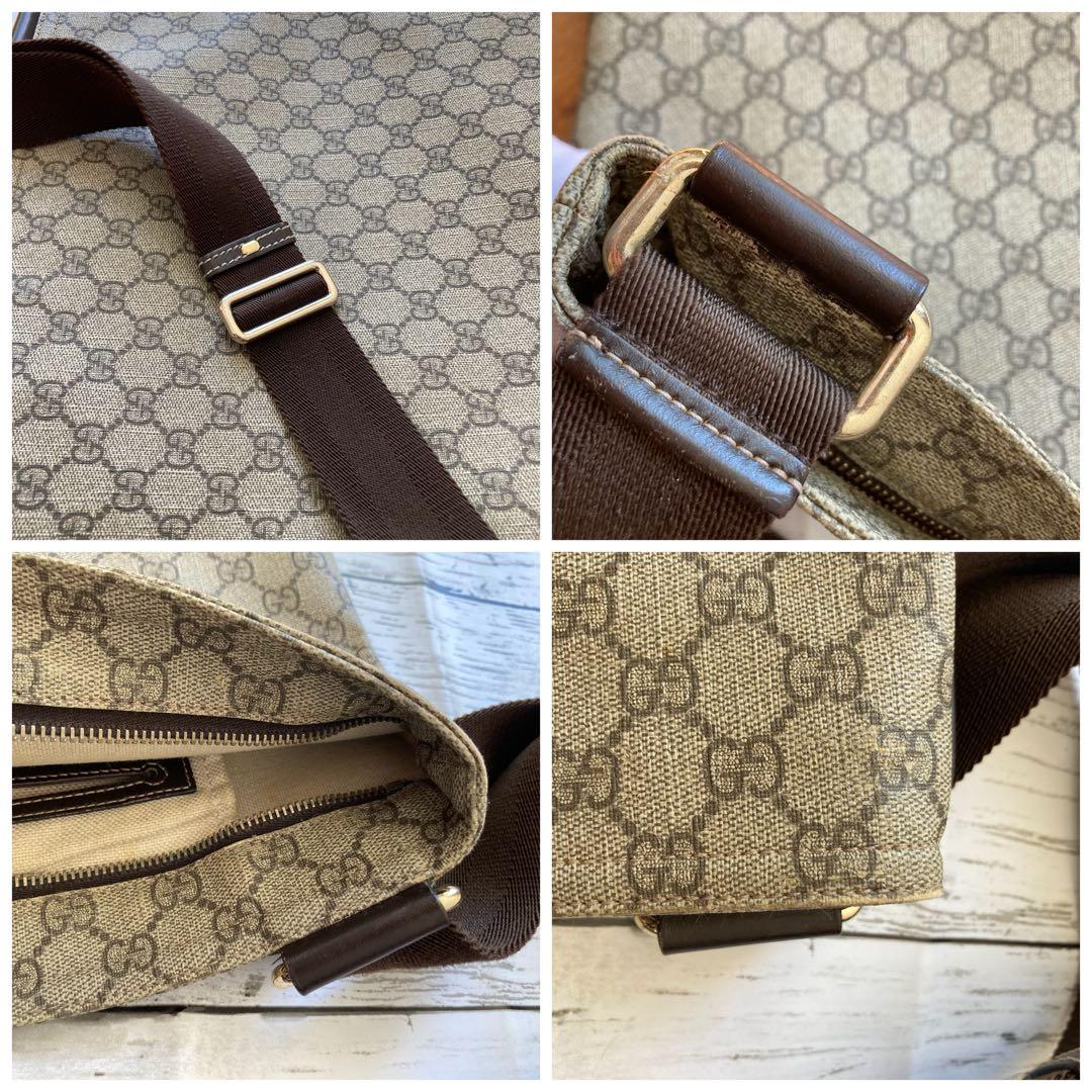 GUCCI　グッチ ショルダーバッグ　ワンショルダー　GGキャンバス