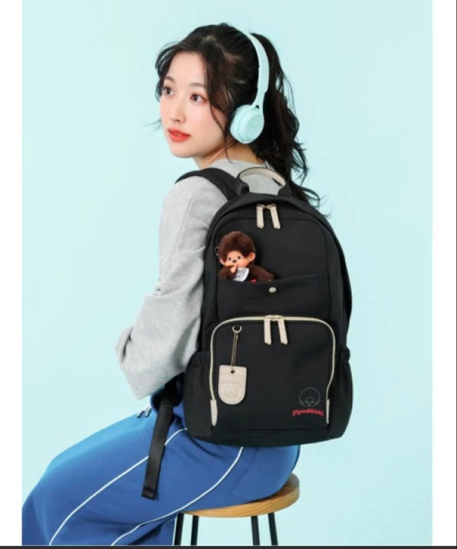 モンチッチ コラボリュック 限定 モンチッチ付き ハンドメイド服付き