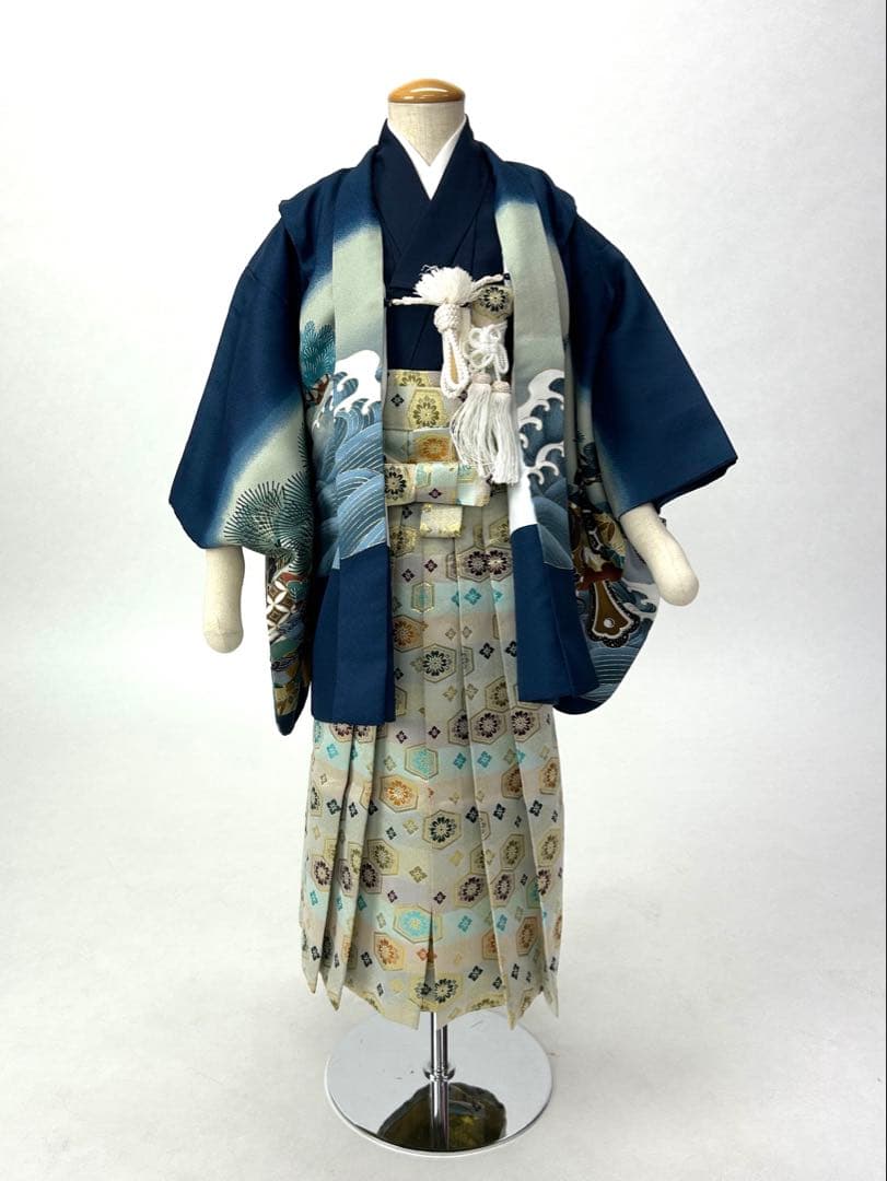 七五三 5歳着物 絵羽織袴フルセット