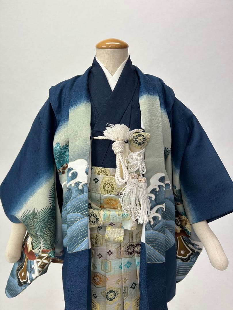 七五三 5歳着物 絵羽織袴フルセット